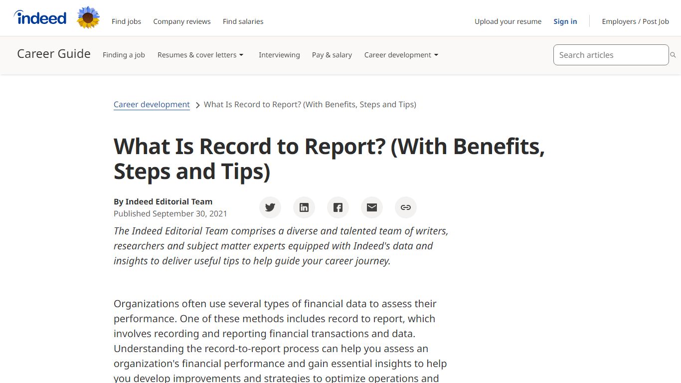 What Is Record to Report? (With Benefits, Steps and Tips)